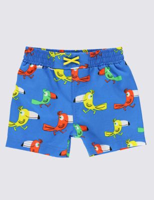 Toucan Print Swim Shorts